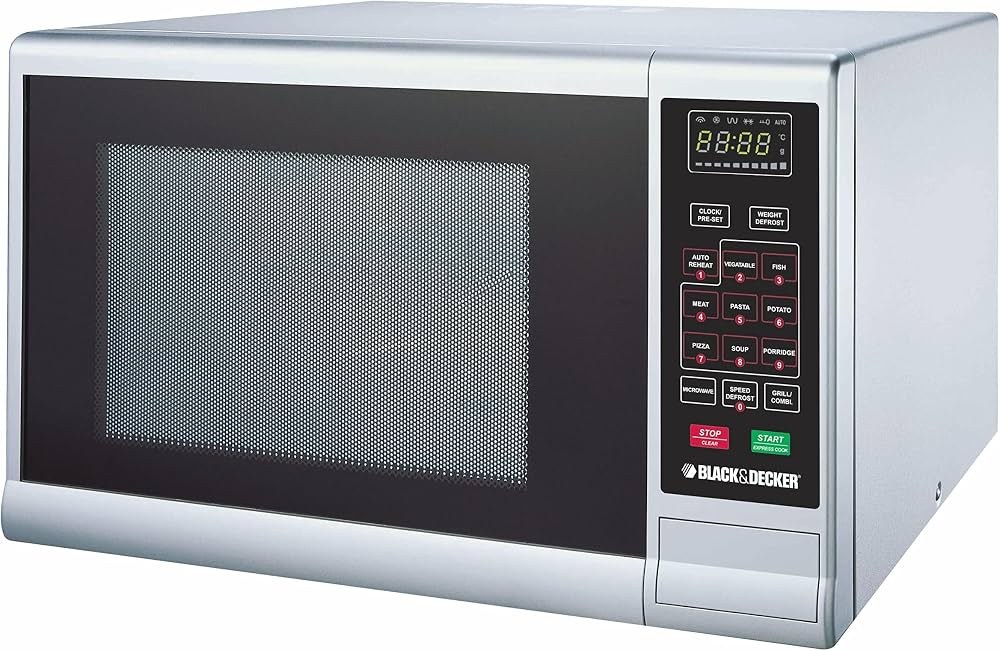 BlackArk 20L Digital Microwave (Black Mirror)