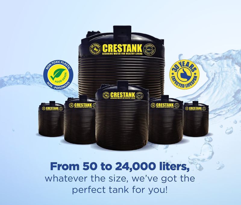 Crestank Water Tanks: 50L to 24,000L
