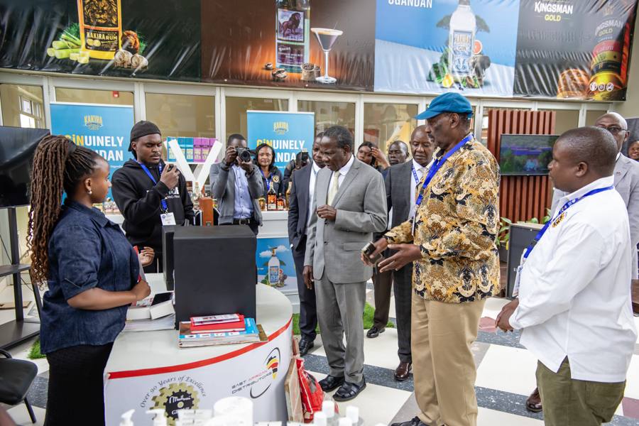 Kakira Distillery stand