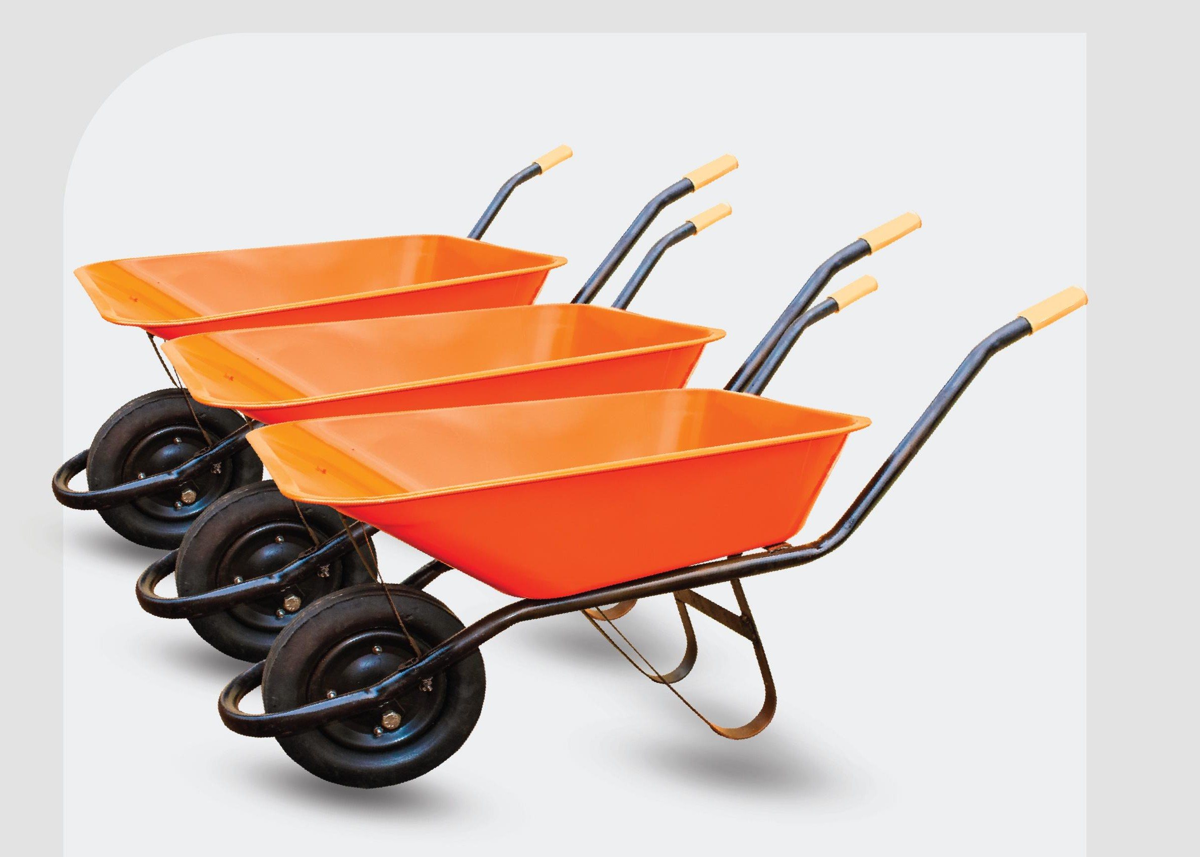 Kiboko MMI Steel Wheelbarrow
