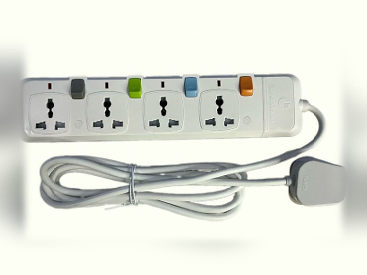 Simbaland 4-Way Extension Socket SL304