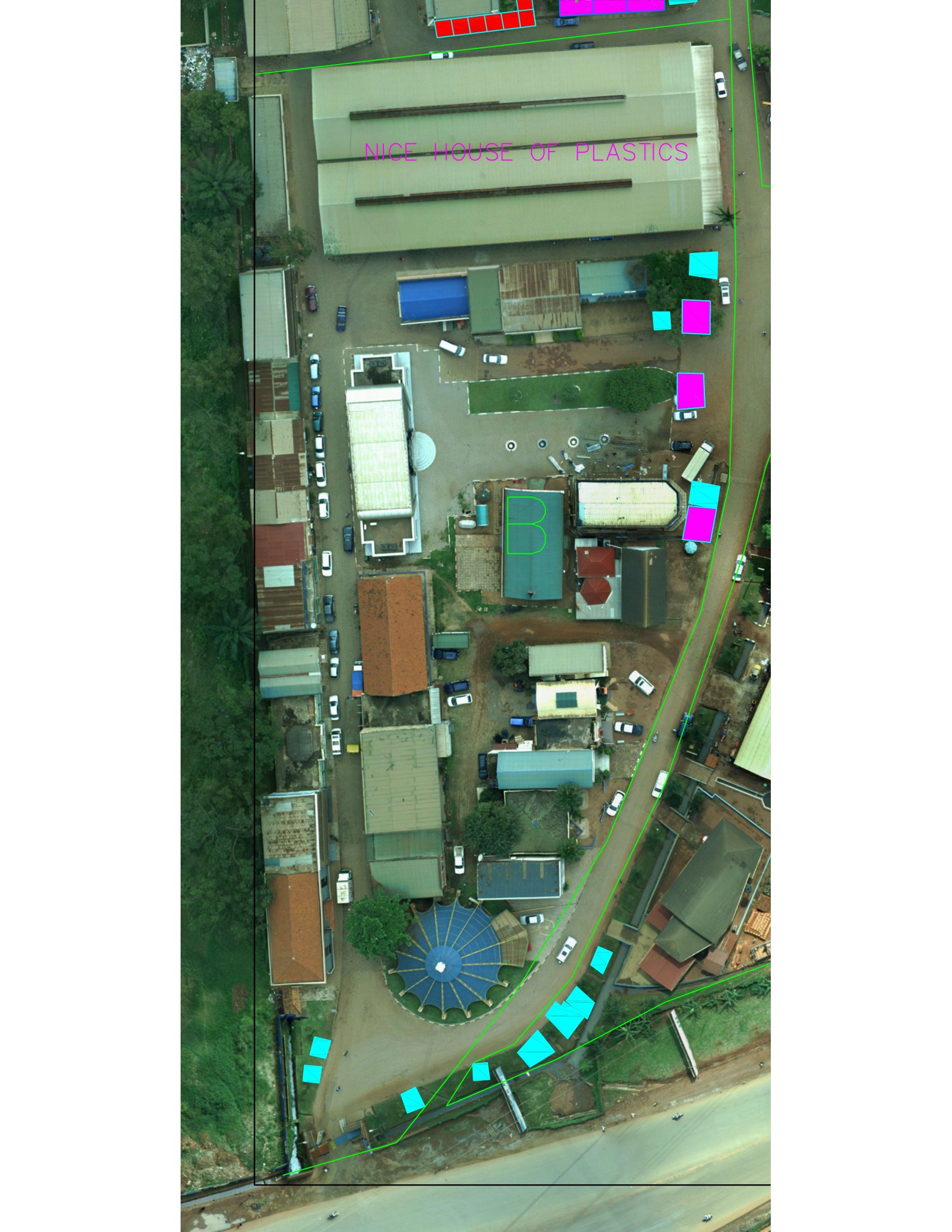 Zone B Mulwana Road ground map